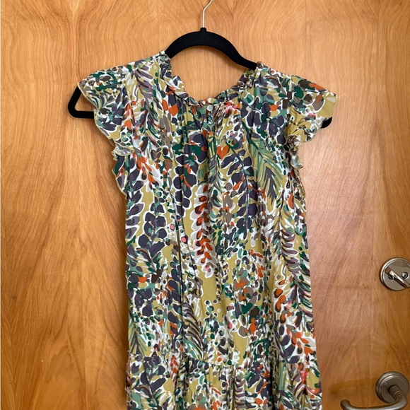 Jodifl Floral Multicolor Ruffle Sleeve Blouse - Picture 3 of 3